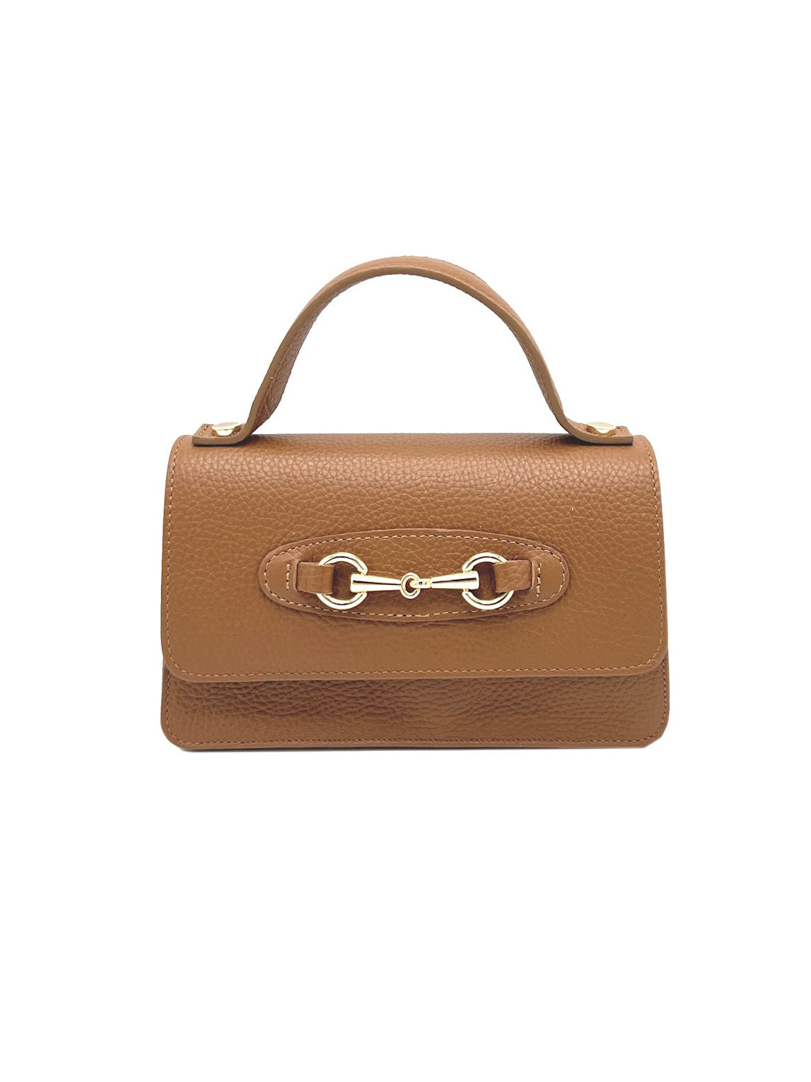 Women's Genuine Leather Handbag with Chain, Made in Italy, art. 112569New