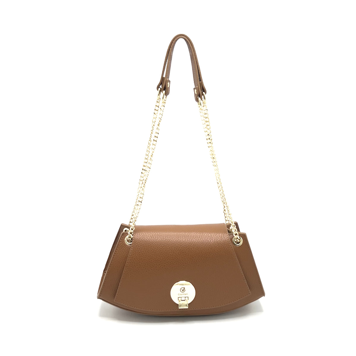 Genuine leather chain bag, Made in Italy, art. 112439GV