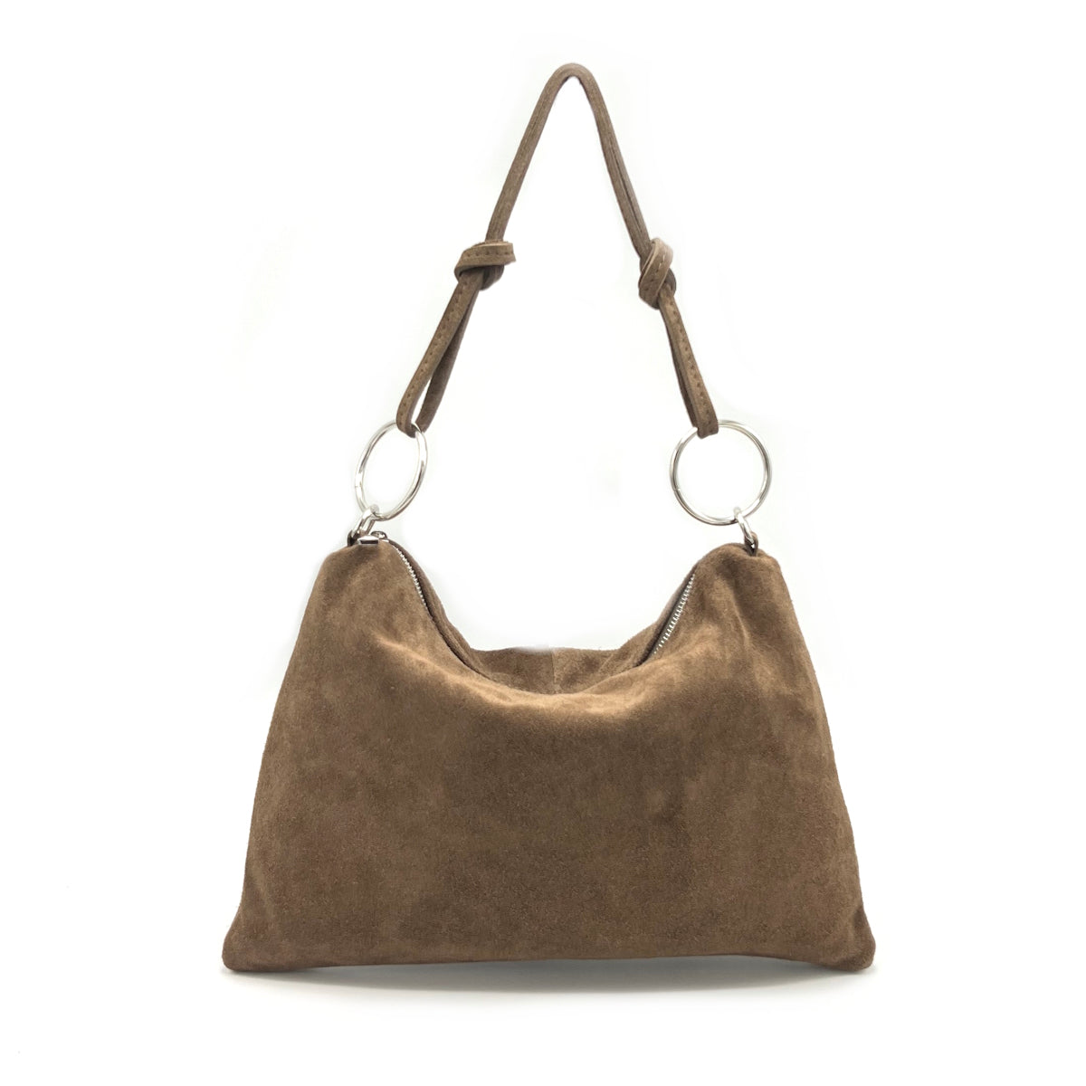 Borsa a tracolla in pelle scamosciata, Made in Italy, art. 112604