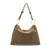 Borsa a tracolla in pelle scamosciata, Made in Italy, art. 112604