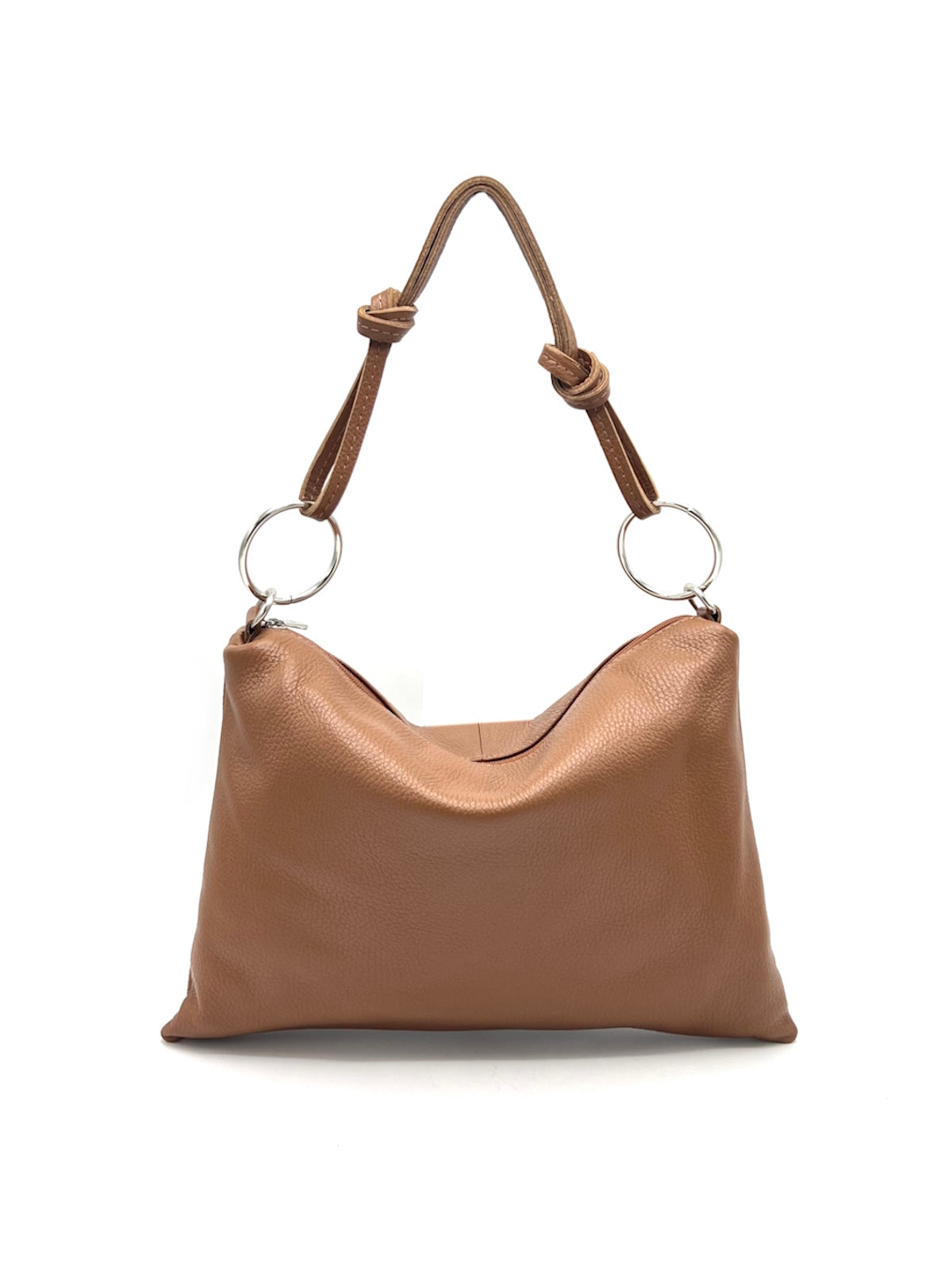 Women's Genuine Leather Shoulder Bag, Made in Italy, art. 112586New