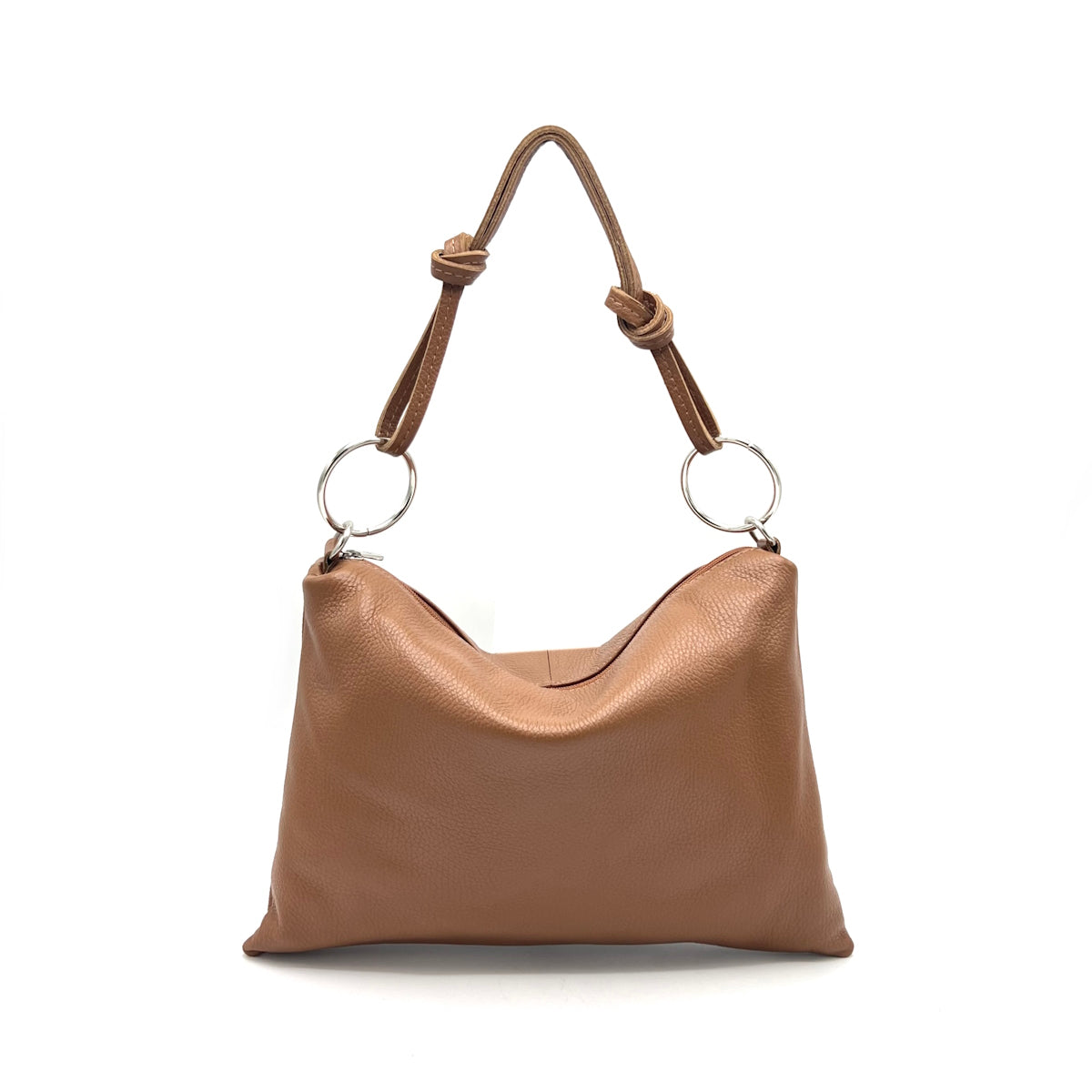 Genuine leather shoulder bag, Made in Italy, art. 112586