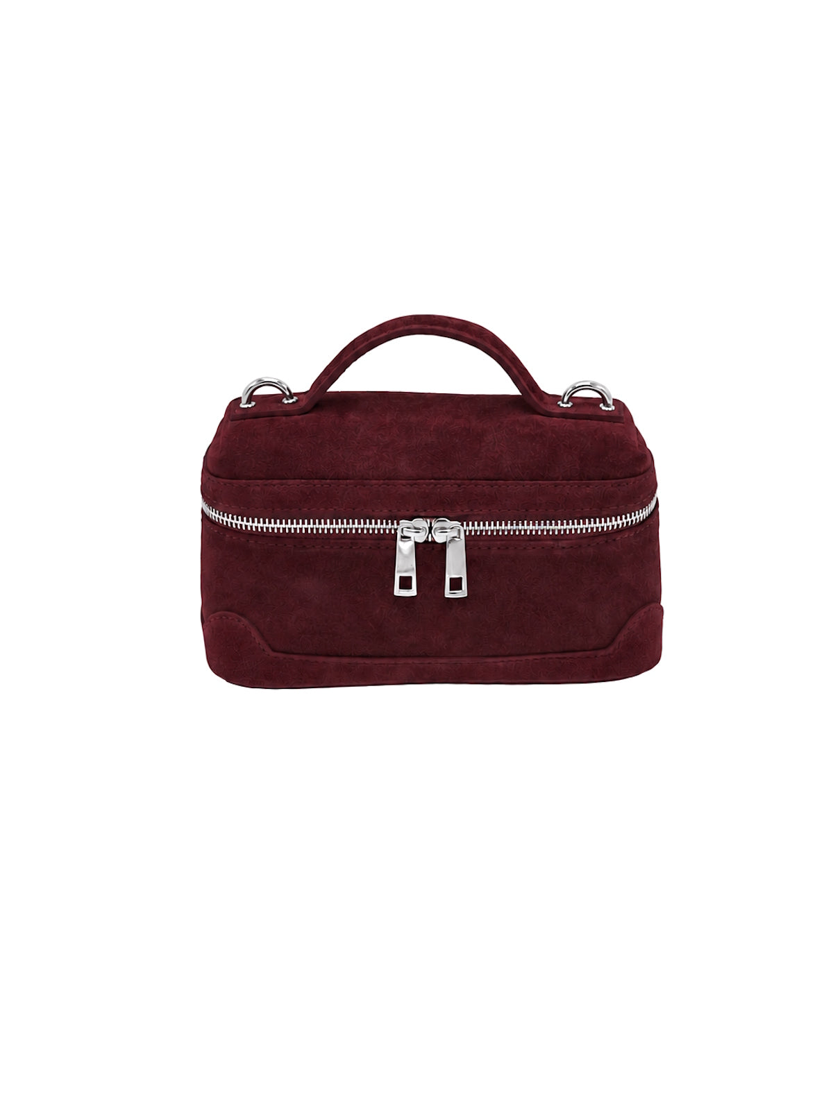 Suede Top Handle Crossbody Bag, Made in Italy, art. 112785
