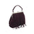 Suede leather handbag with crossbody strap, Made in Italy, art. 112652