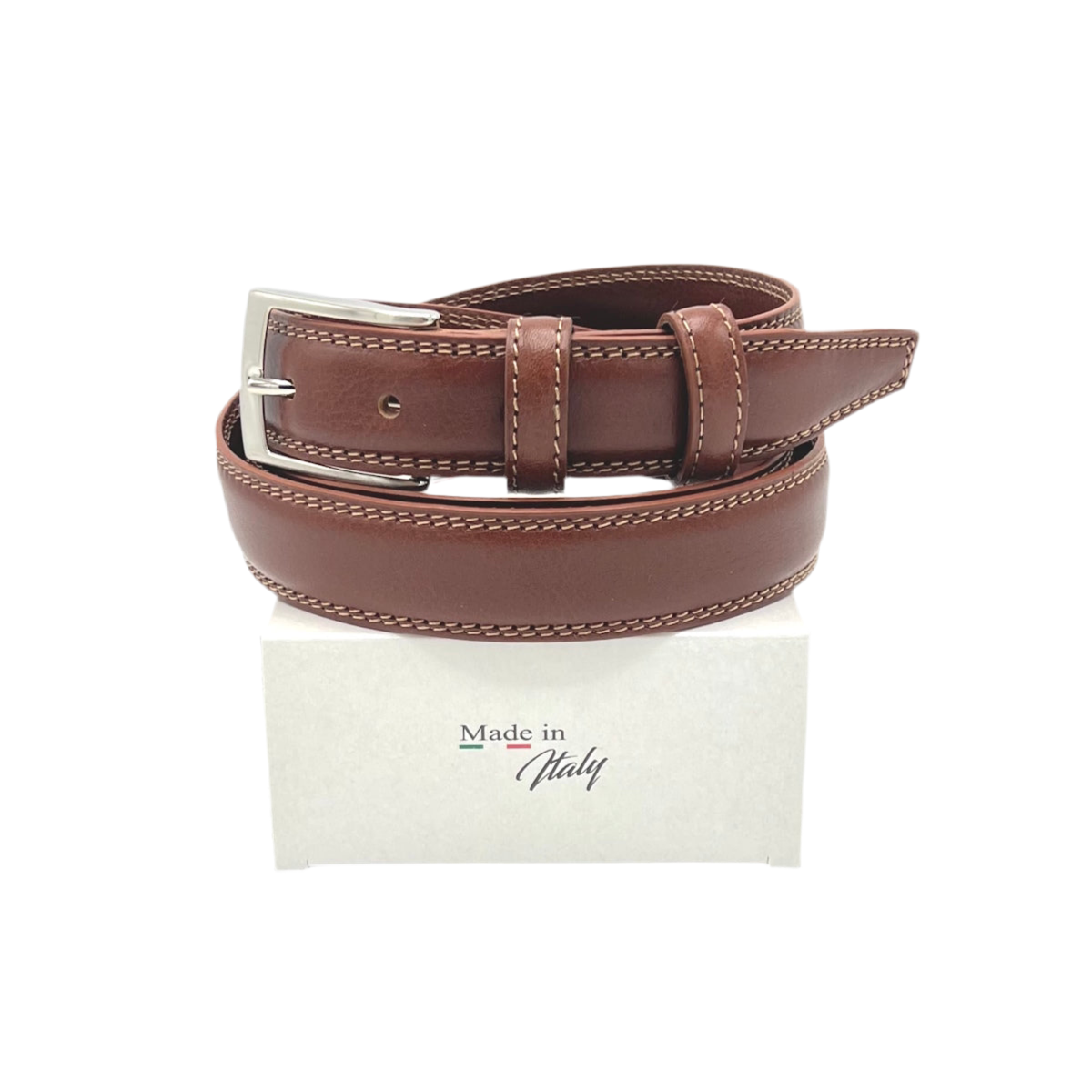 Classical genuine leather belts for men, Made in Italy, art. 2413/30