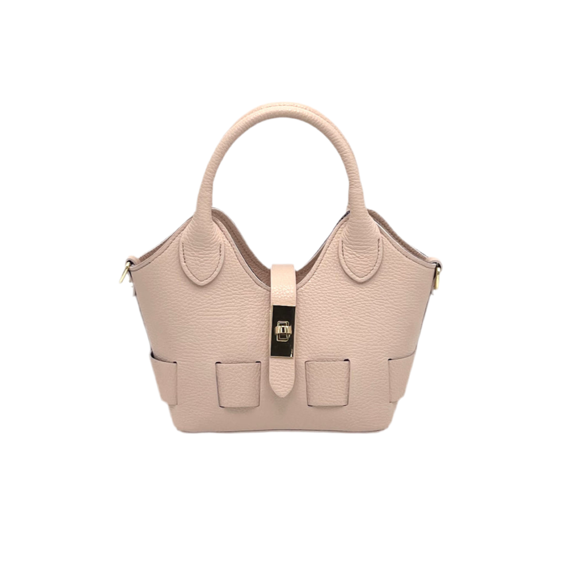 Genuine leather shoulder bag, Small size, Made in Italy, art. 112600
