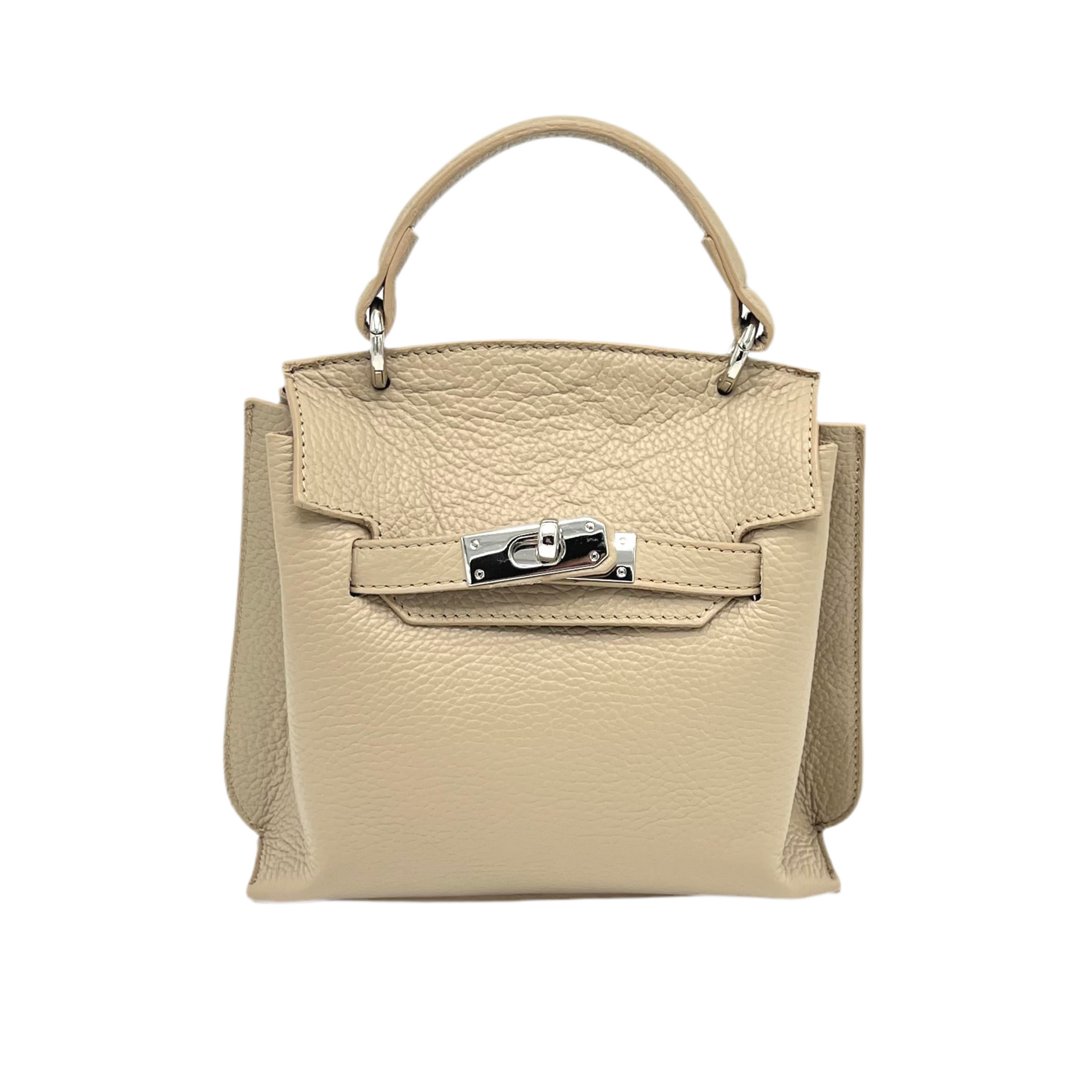 Genuine leather shoulder bag, Made in Italy, art. 112584