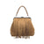 Suede leather handbag with crossbody strap, Made in Italy, art. 112652