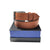 Leather belt with gift box, Navigare, art. A3577/40.062