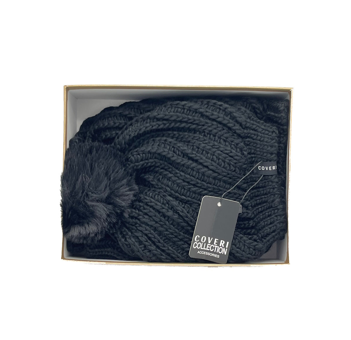 Set neck gaiter and Beanie with Christmas Gift Box, art. 243605