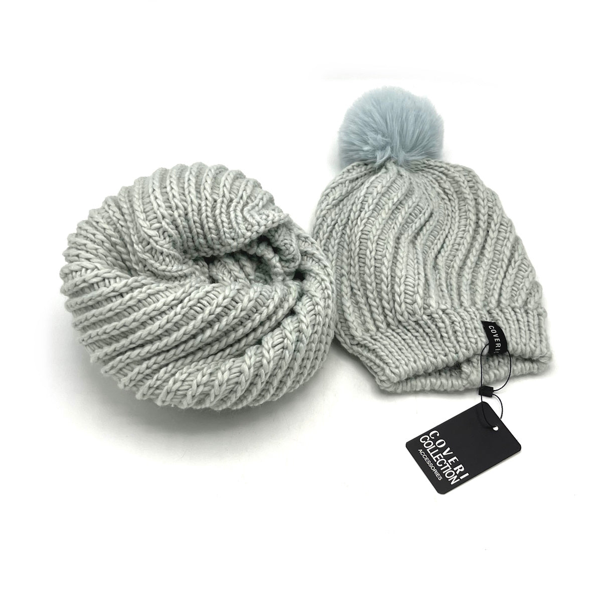 Set neck gaiter and Beanie with Christmas Gift Box, art. 243605