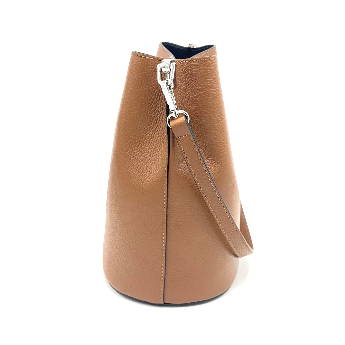 Genuine leather bucket bag, Made in Italy, art. 112559