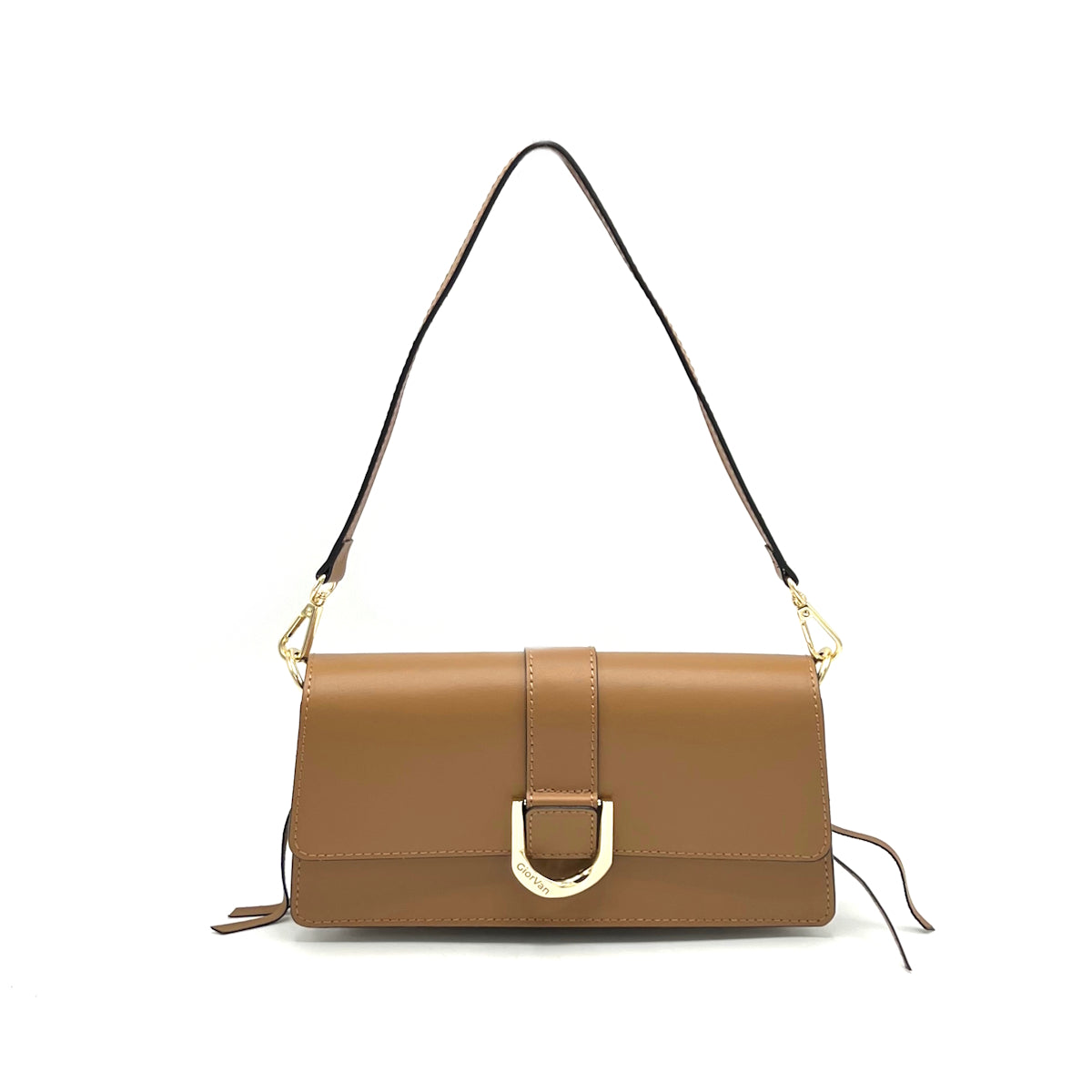 Genuine leather clutch bag, Made in Italy, art. 112422GV