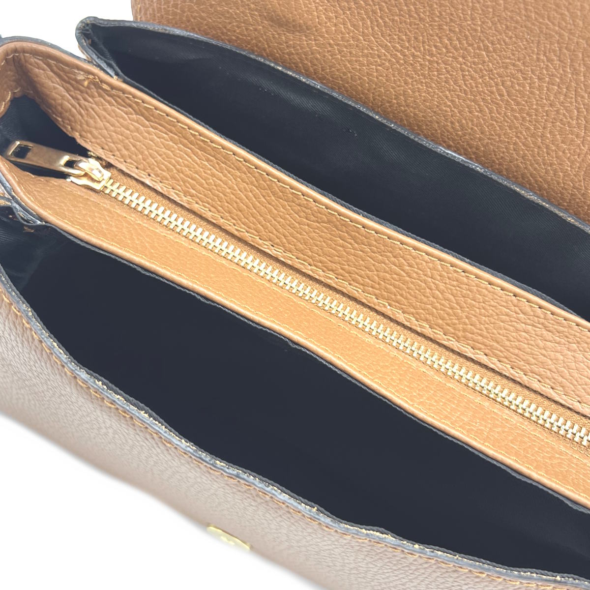 Genuine leather shoulder bag, Made in Italy, art. 112630