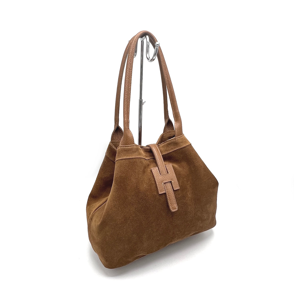 Suede leather crossbody bag, Made in Italy, art. 112626