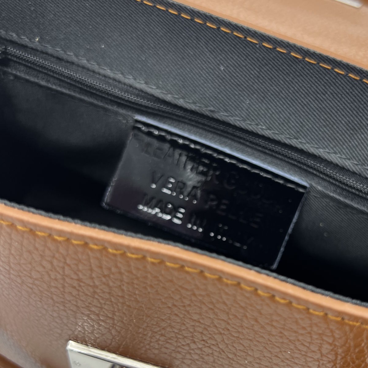 Genuine leather shoulder bag, Made in Italy, art. 112598