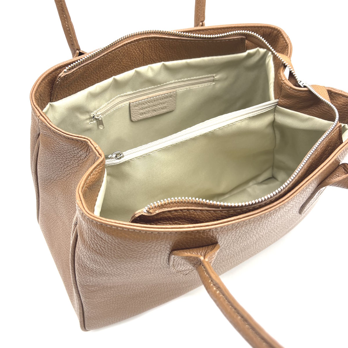 Genuine leather shoulder bag, Made in Italy, art. 112602