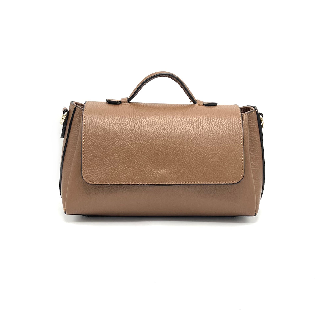 Genuine leather shoulder bag, Made in Italy, art. 112630