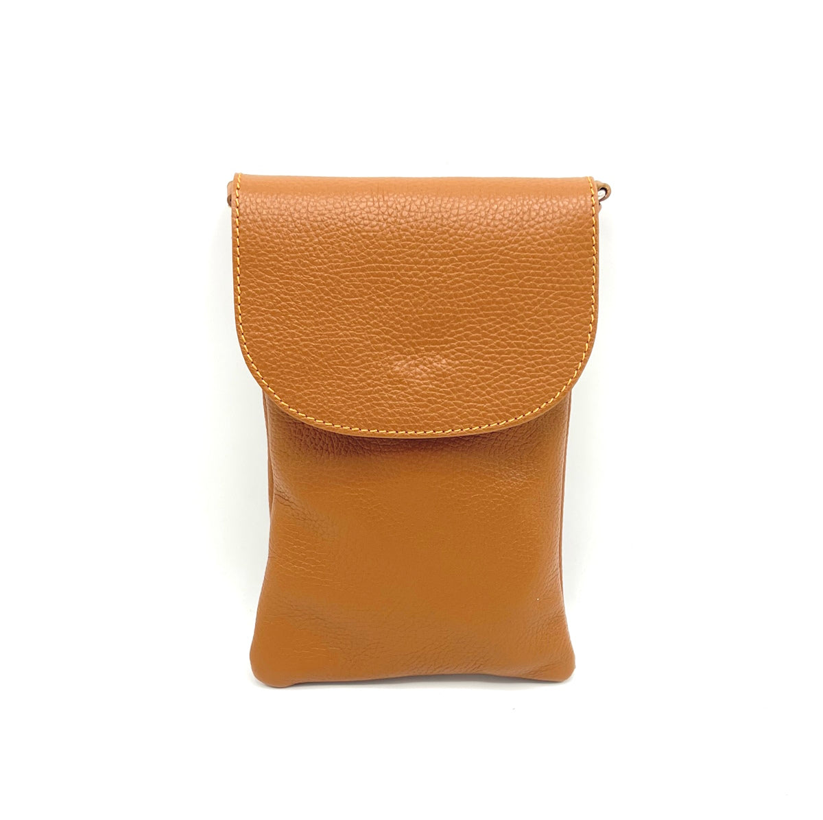 Porta cellulare in vera pelle, Made in Italy, art. 112556