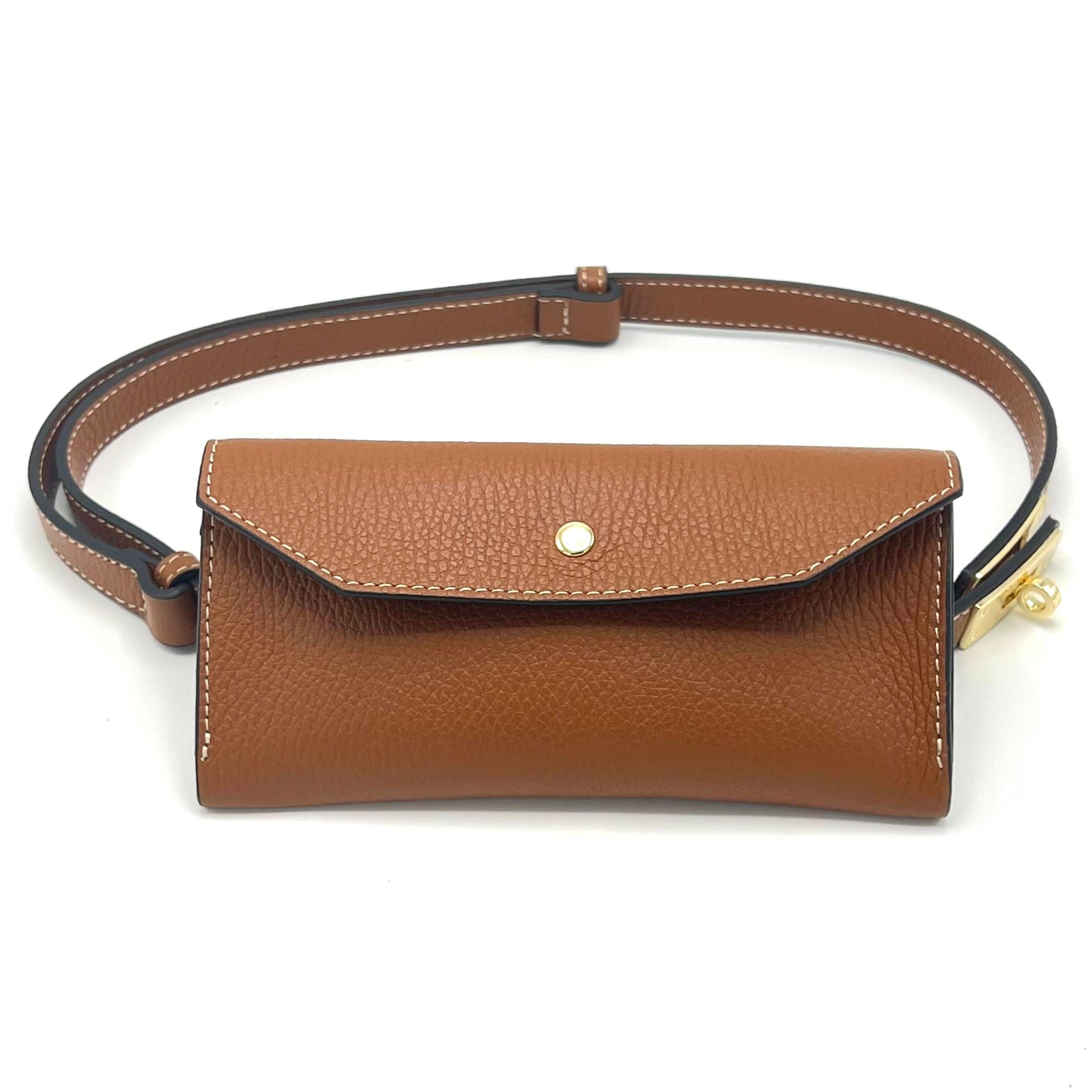 Genuine leather belt bag, Made in Italy, art. 112581