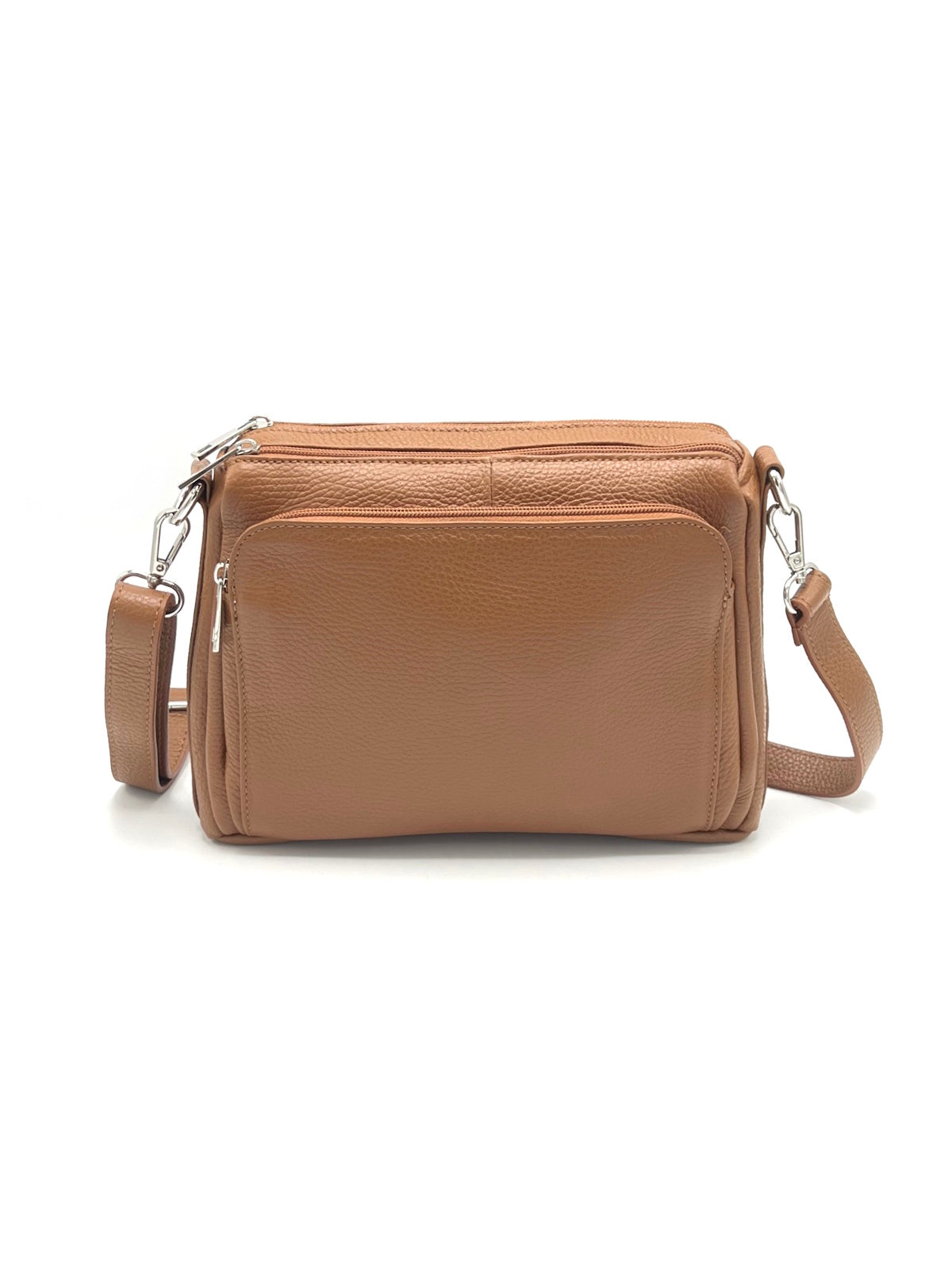 Genuine leather shoulder bag, Made in Italy, art. 112650