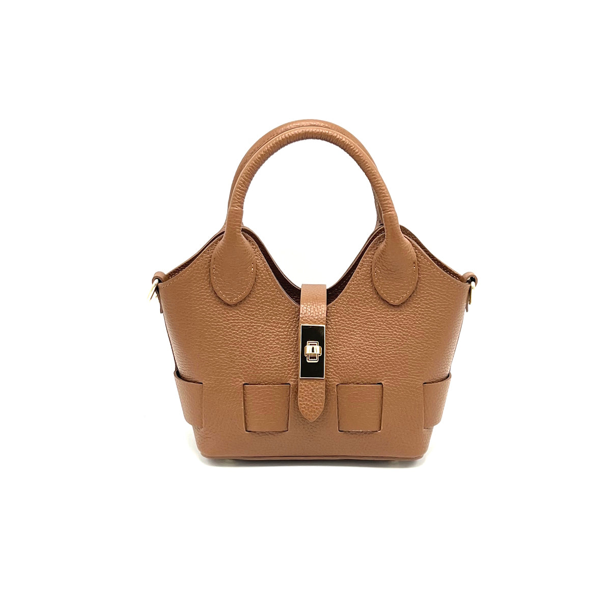 Genuine leather shoulder bag, Small size, Made in Italy, art. 112600