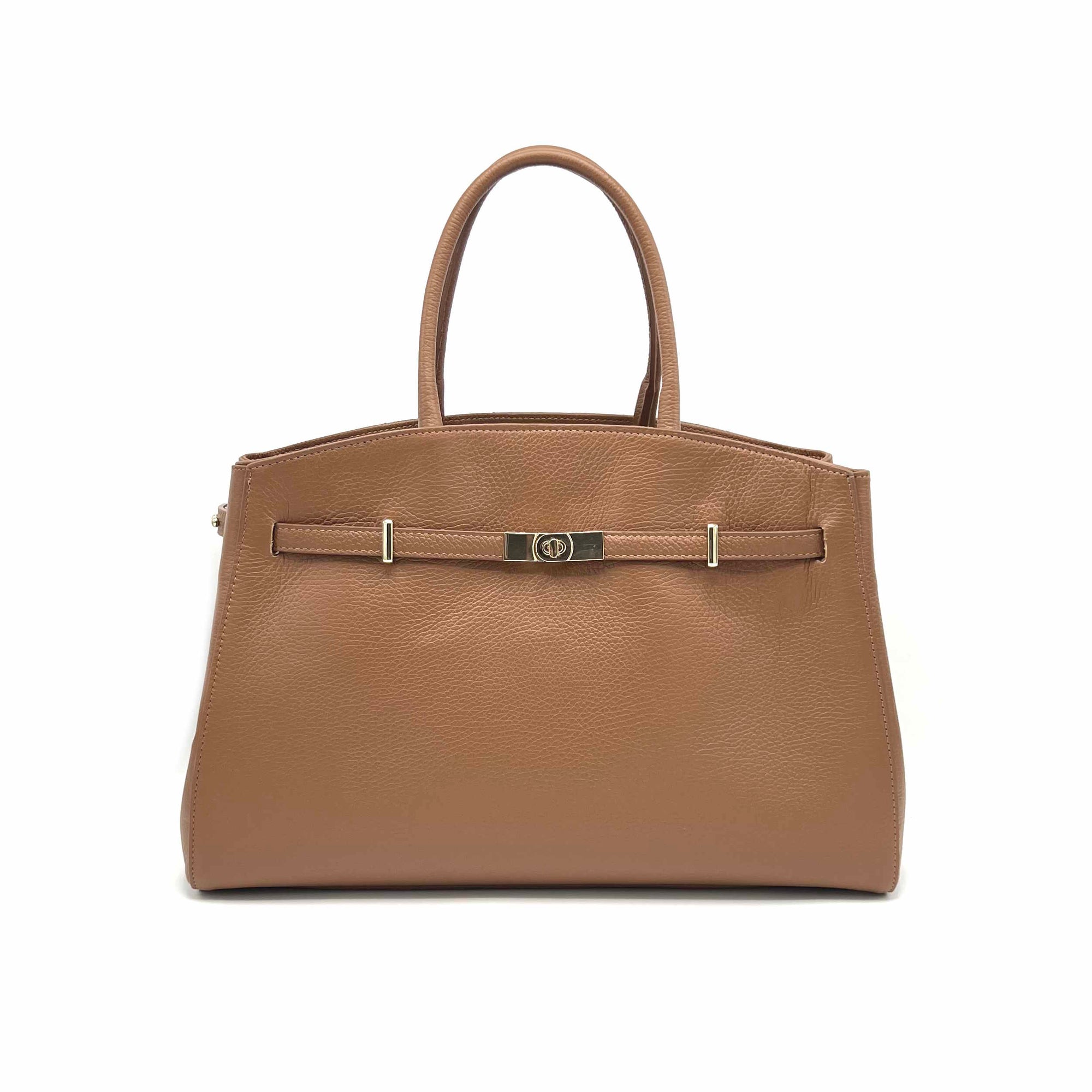 Genuine leather hand bag XL, Made in Italy, art. 112644