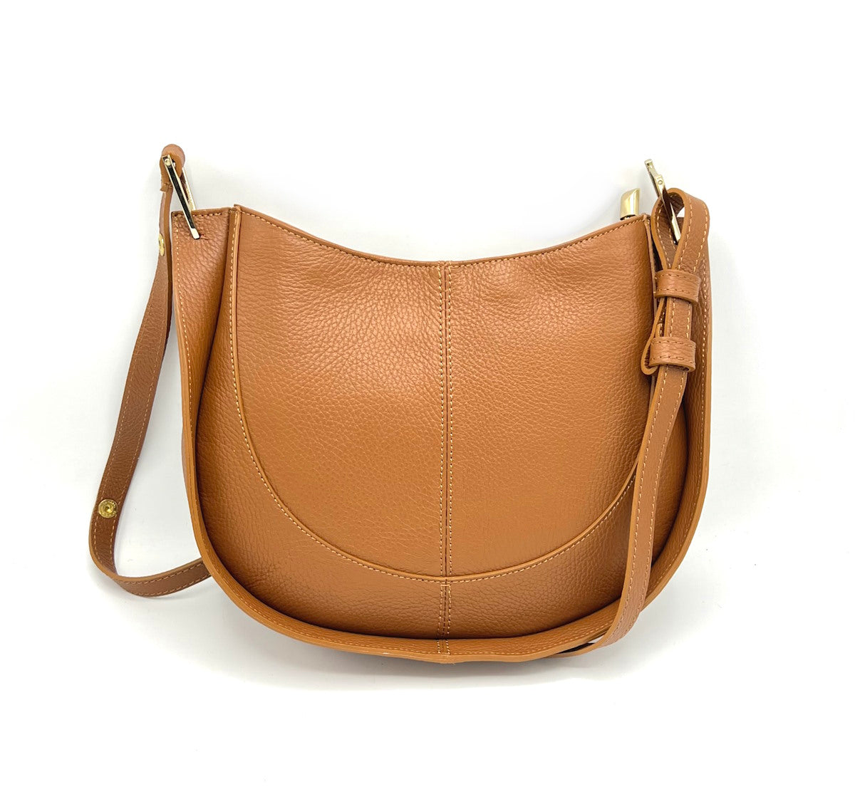 Genuine leather shoulder bag, Made in Italy, art. 112555