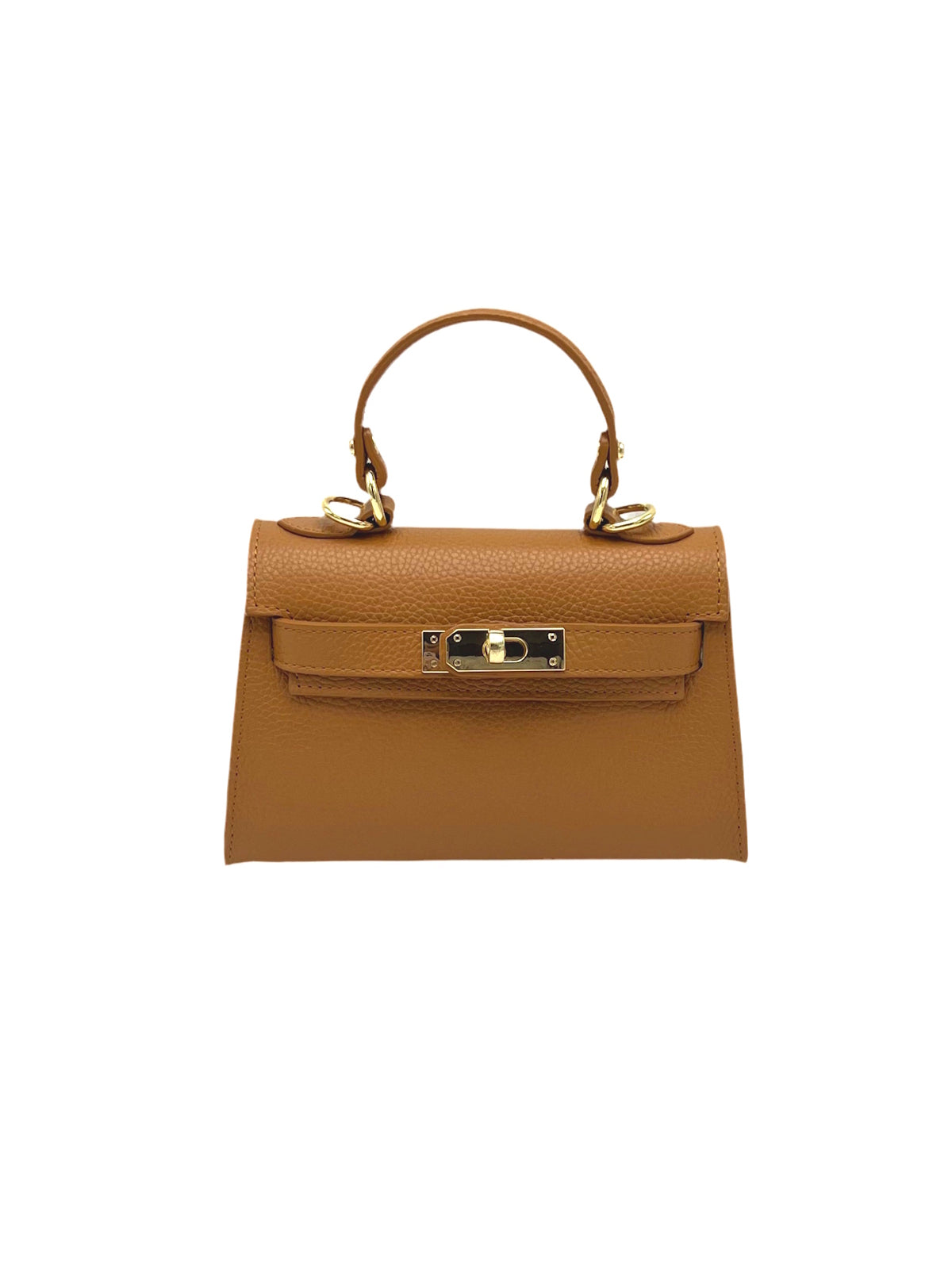 Genuine Leather Shoulder Bag, Made in Italy, art. 112609
