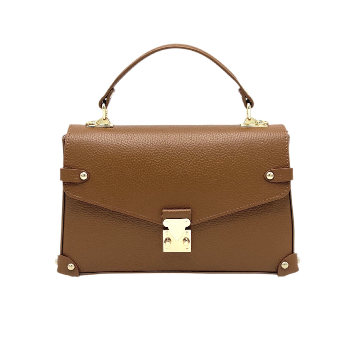 Genuine leather shoulder bag, Made in Italy, art. 112639