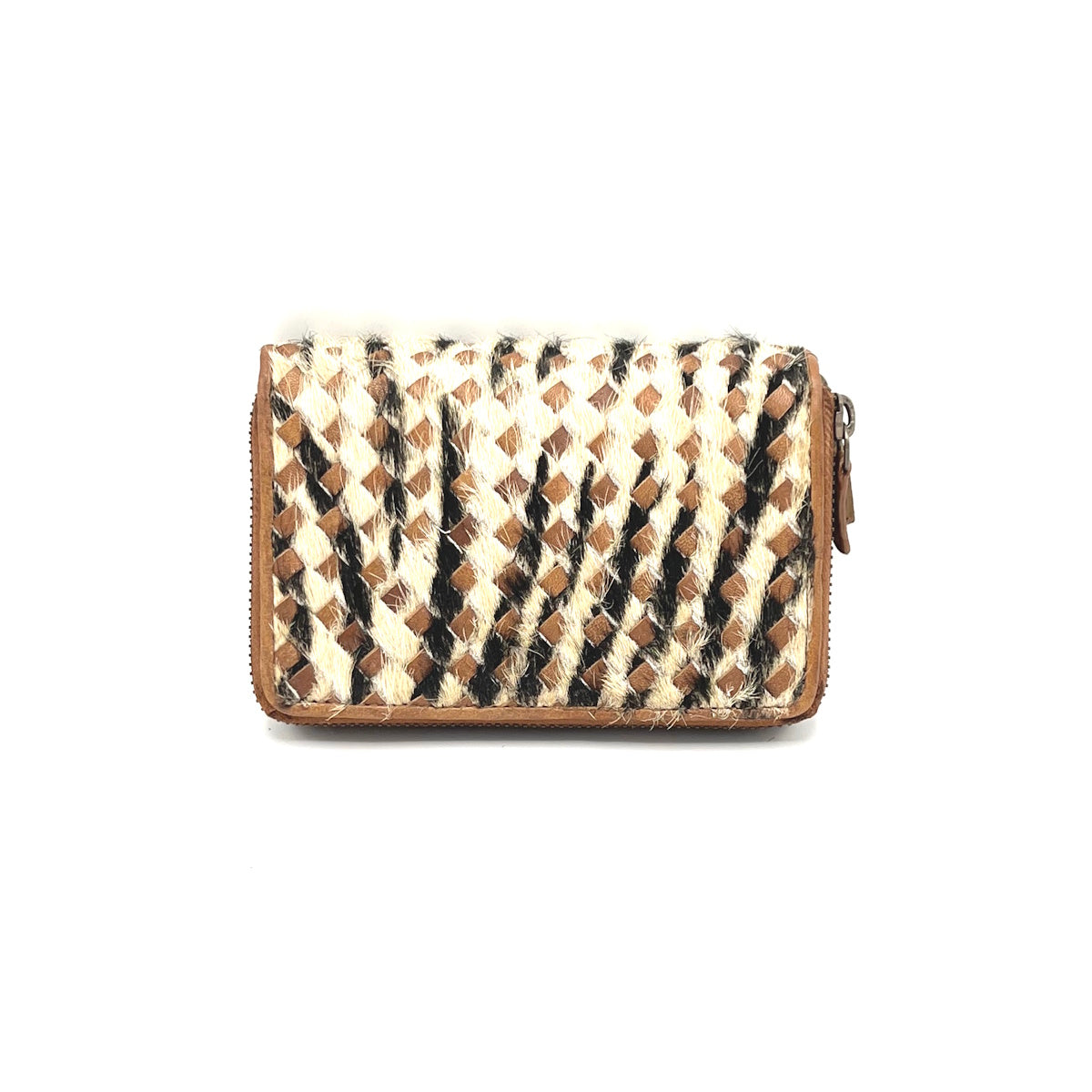 Wallet in washed leather, vintage effect, art. ZE1040