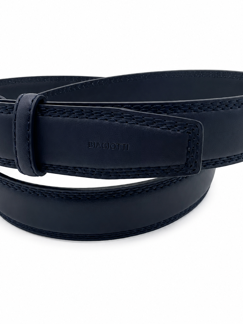 Classic Men's Business Belt with Triple-Row Stitching | BIAGIOTTI Uomo | Art. CLB600-007.290
