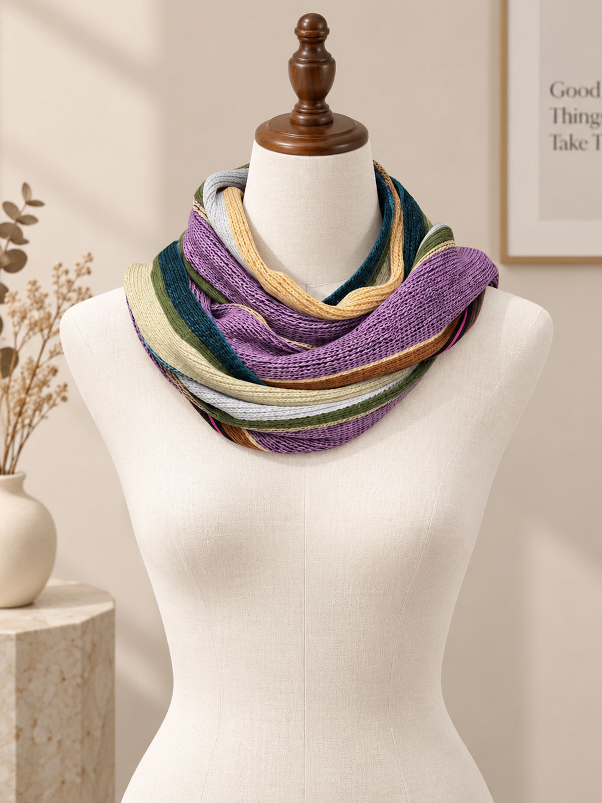Christmas Gift | Classic Scarf, Brand Coveri Collection,  art. 241151