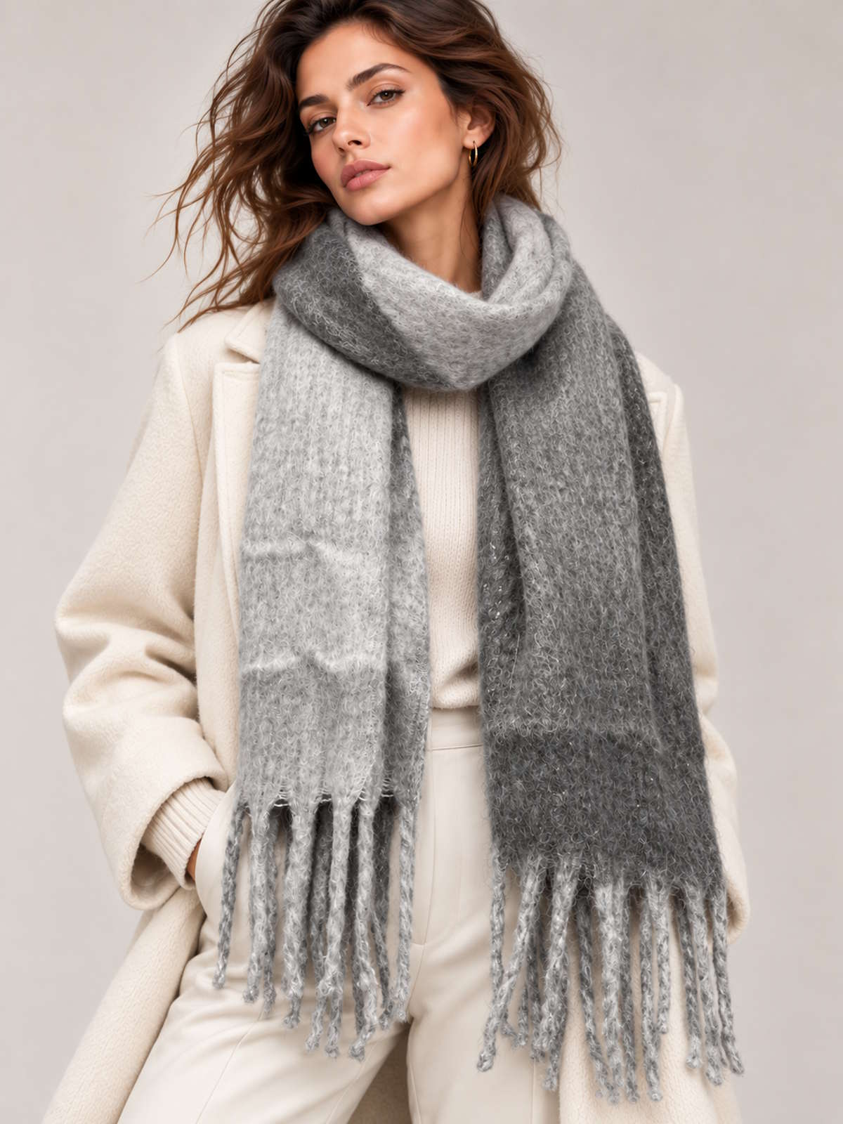 Christmas Gift | Soft Winter Scarf Cashmere-Like Feel, art. 252803