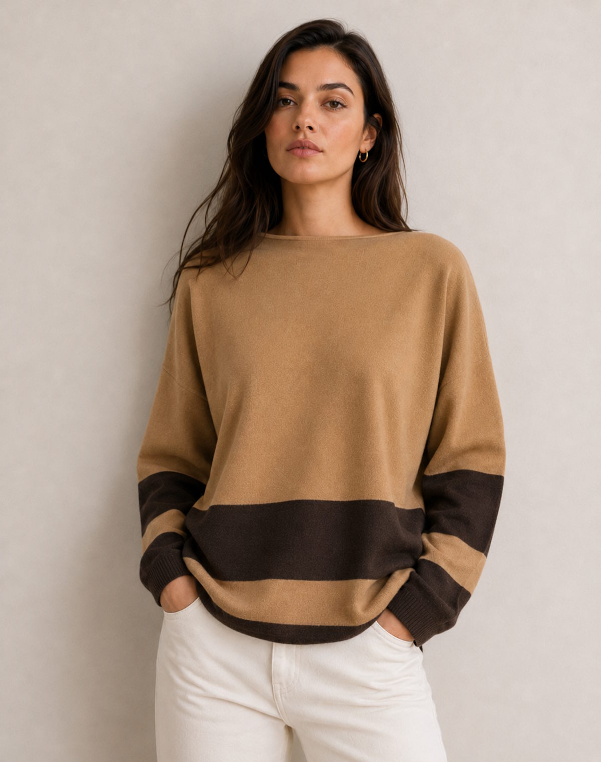 Cashmere Blend Crewneck Sweater, art. 8190