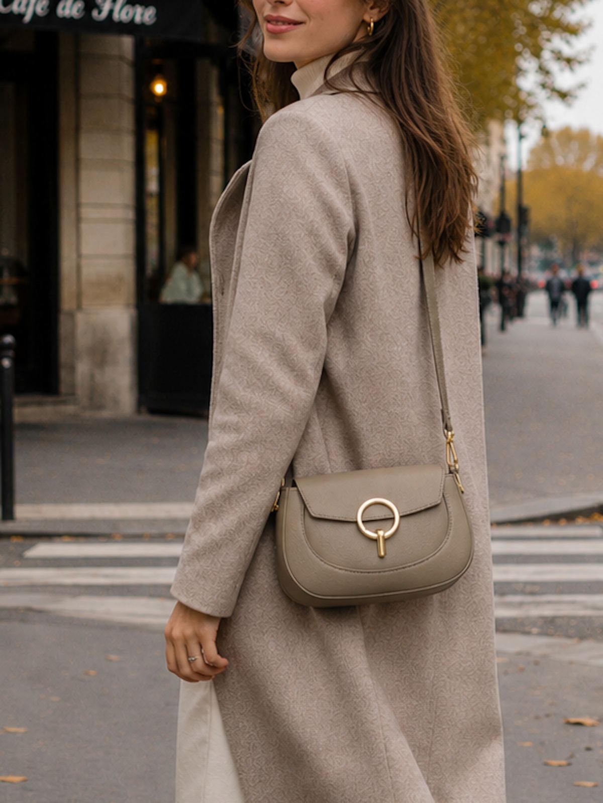 Women's Genuine Leather Shoulder Bag, Made in Italy, art. 112735
