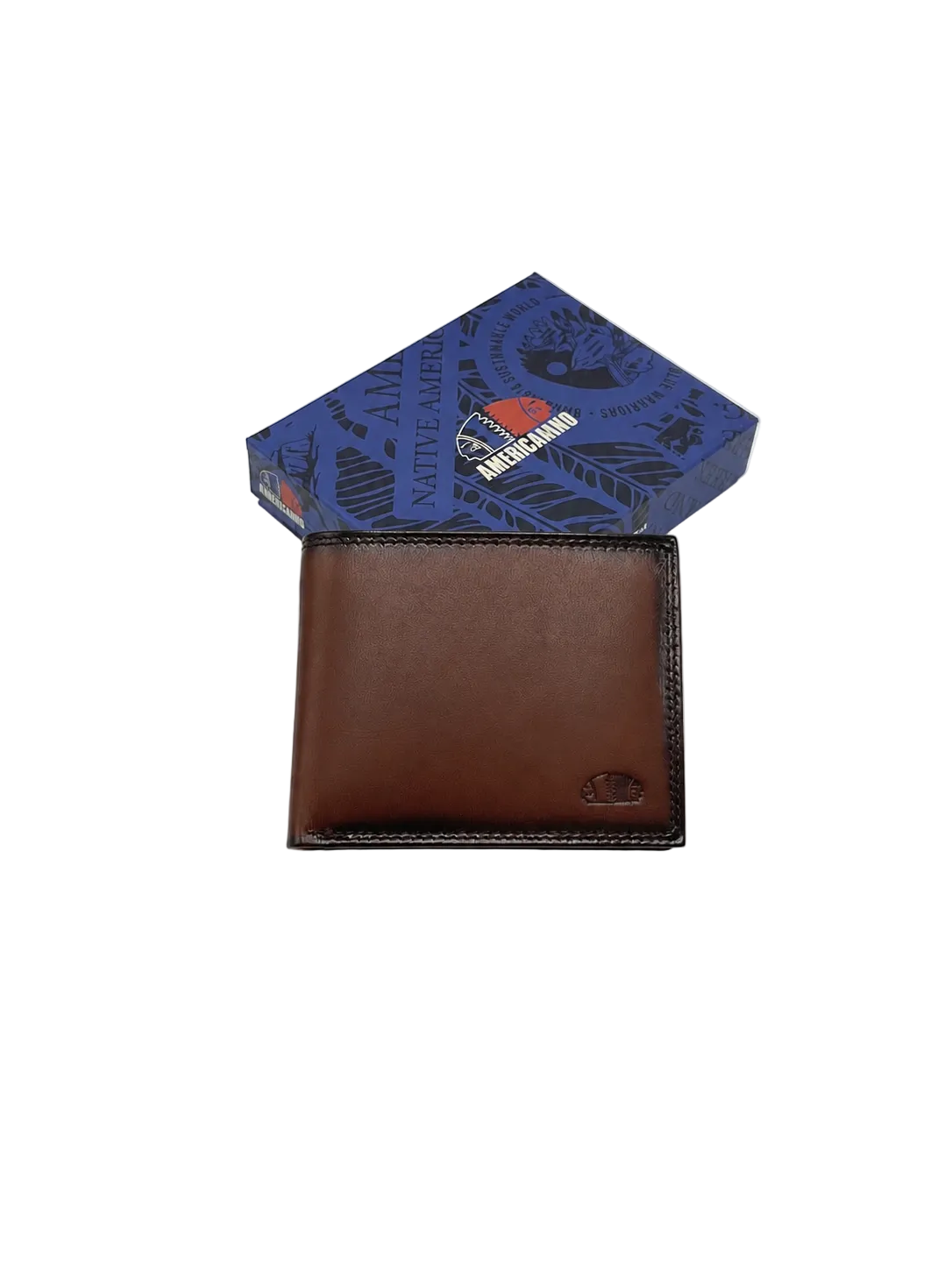 Small Vintage Genuine Leather Bifold Wallet with ID Window, Brand Americanino, Art. PDK487-9.425
