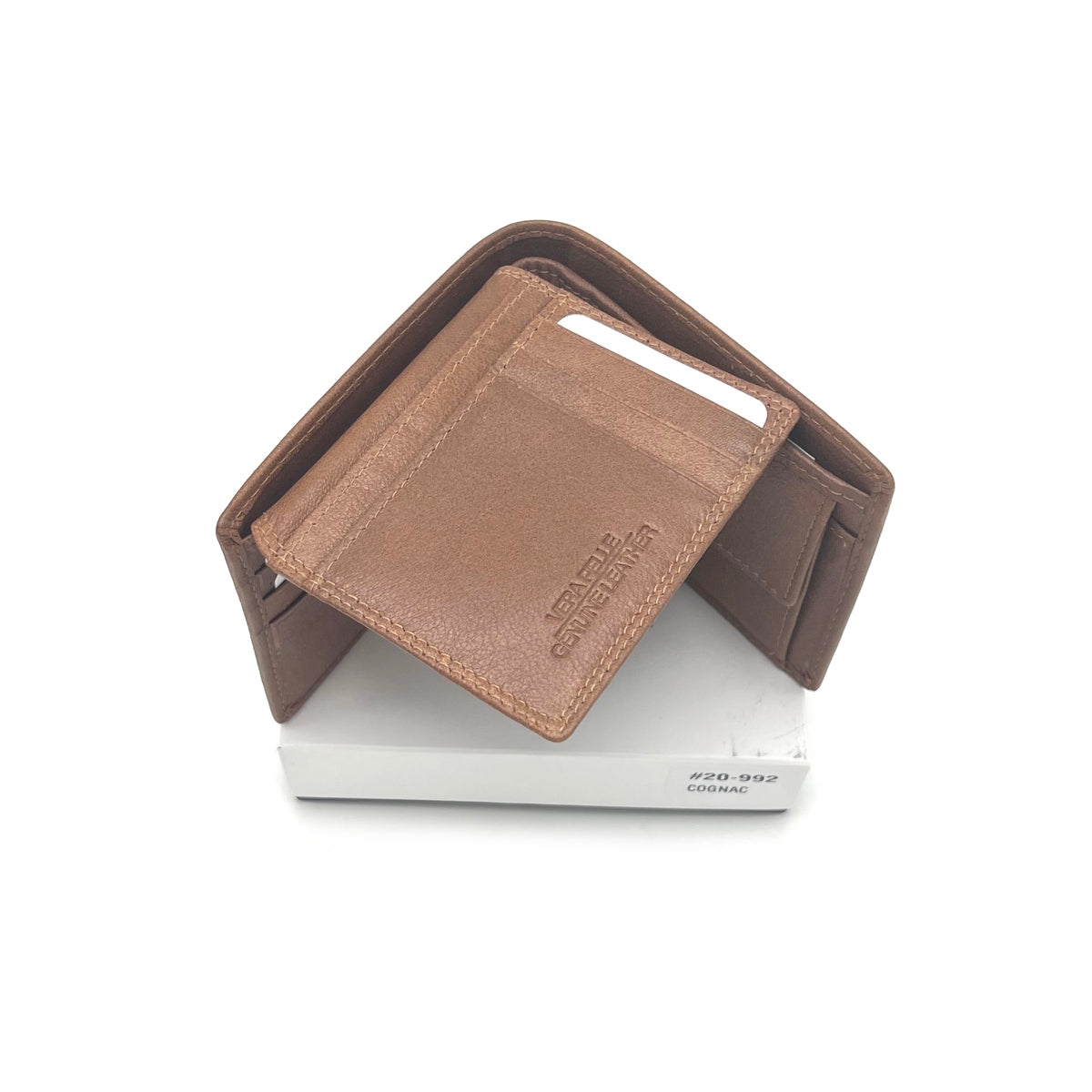 Small genuine leather wallet for men, Brand Suie Valentini, art. 20992