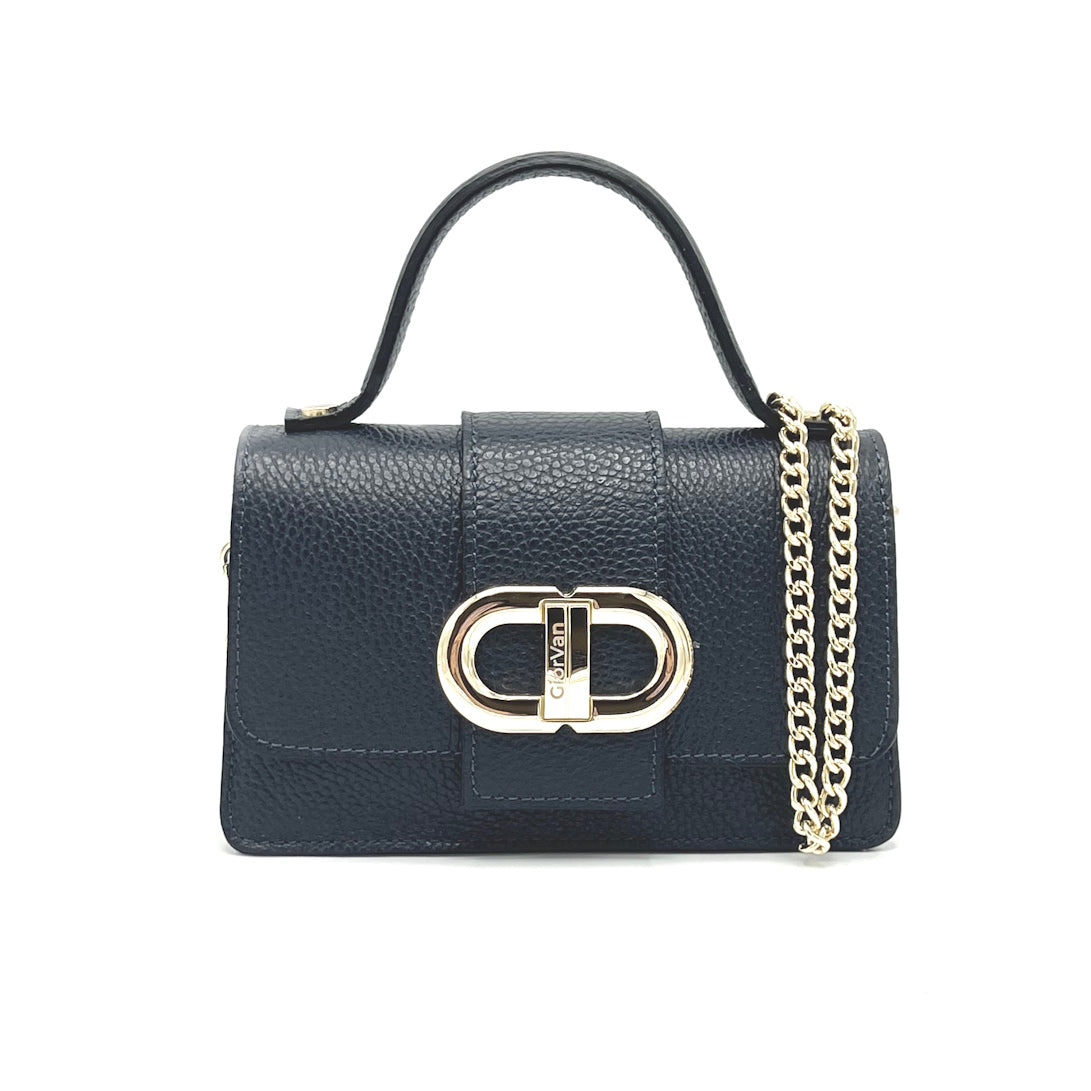 Genuine leather clutch bag, Mini size, Made in Italy, art. 112413GV