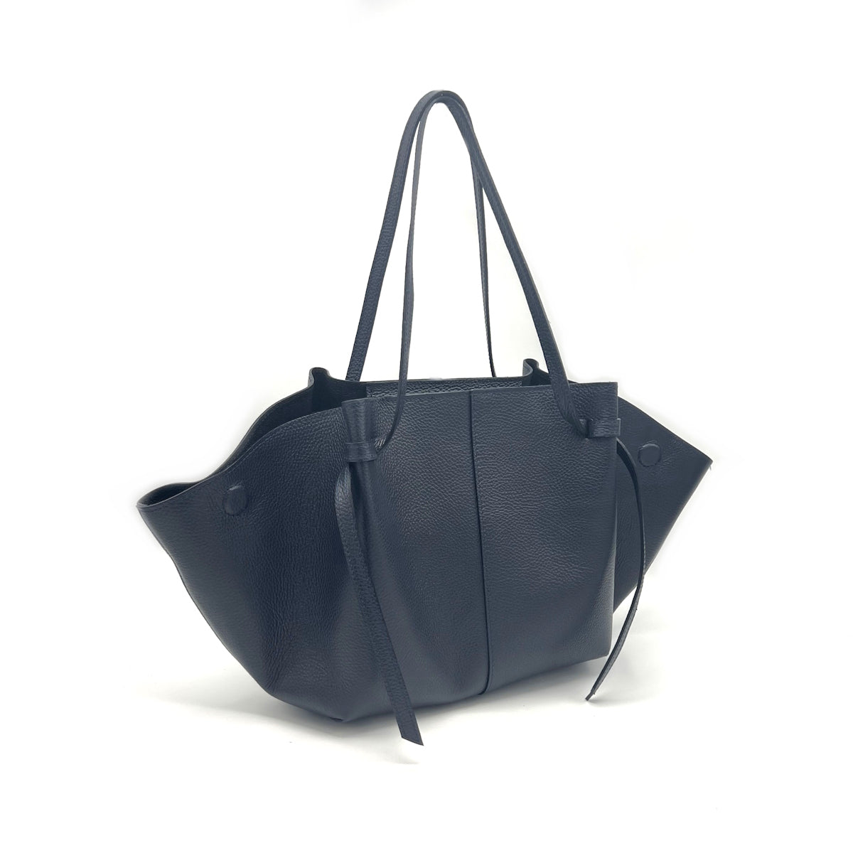 Genuine leather shopping bag, Made in Italy, art. 112615