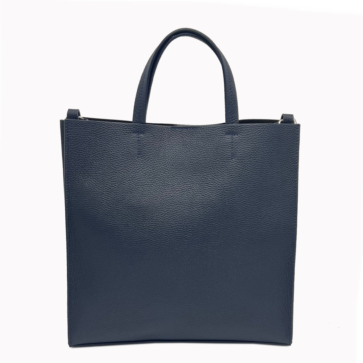 Genuine leather shoulder bag, Made in Italy, Big size, art. 112567