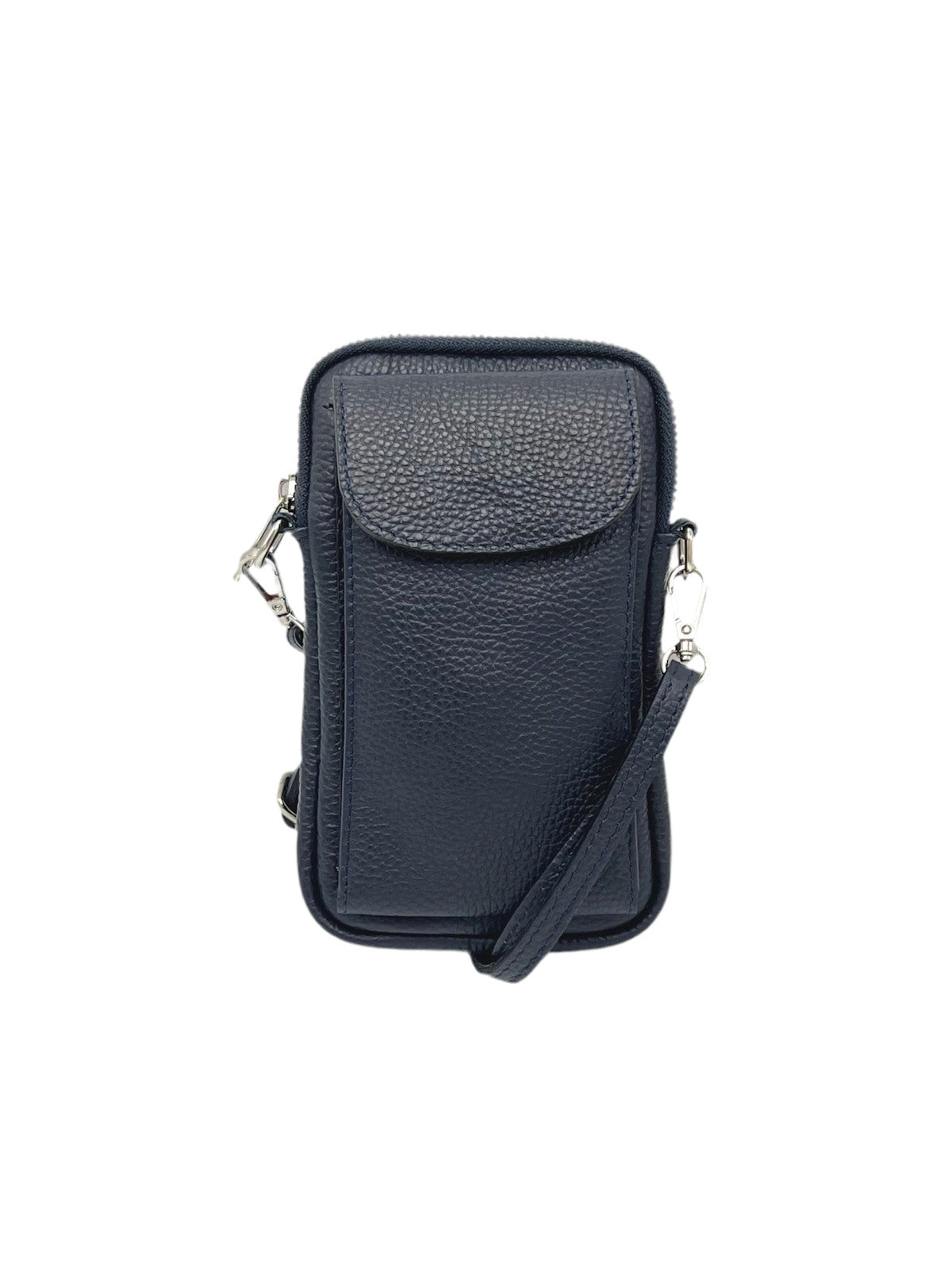 Women's Genuine Leather Crossbody Phone Bag, Made in Italy, art. 112585New