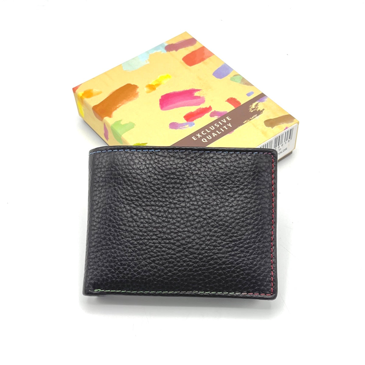 Portafoglio in vera pelle, colore arcobaleno, art. PFU7.392