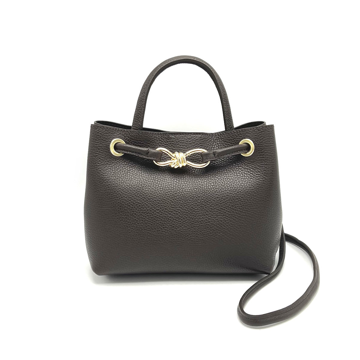 Genuine leather shoulder bag, Made in Italy, art. 112576