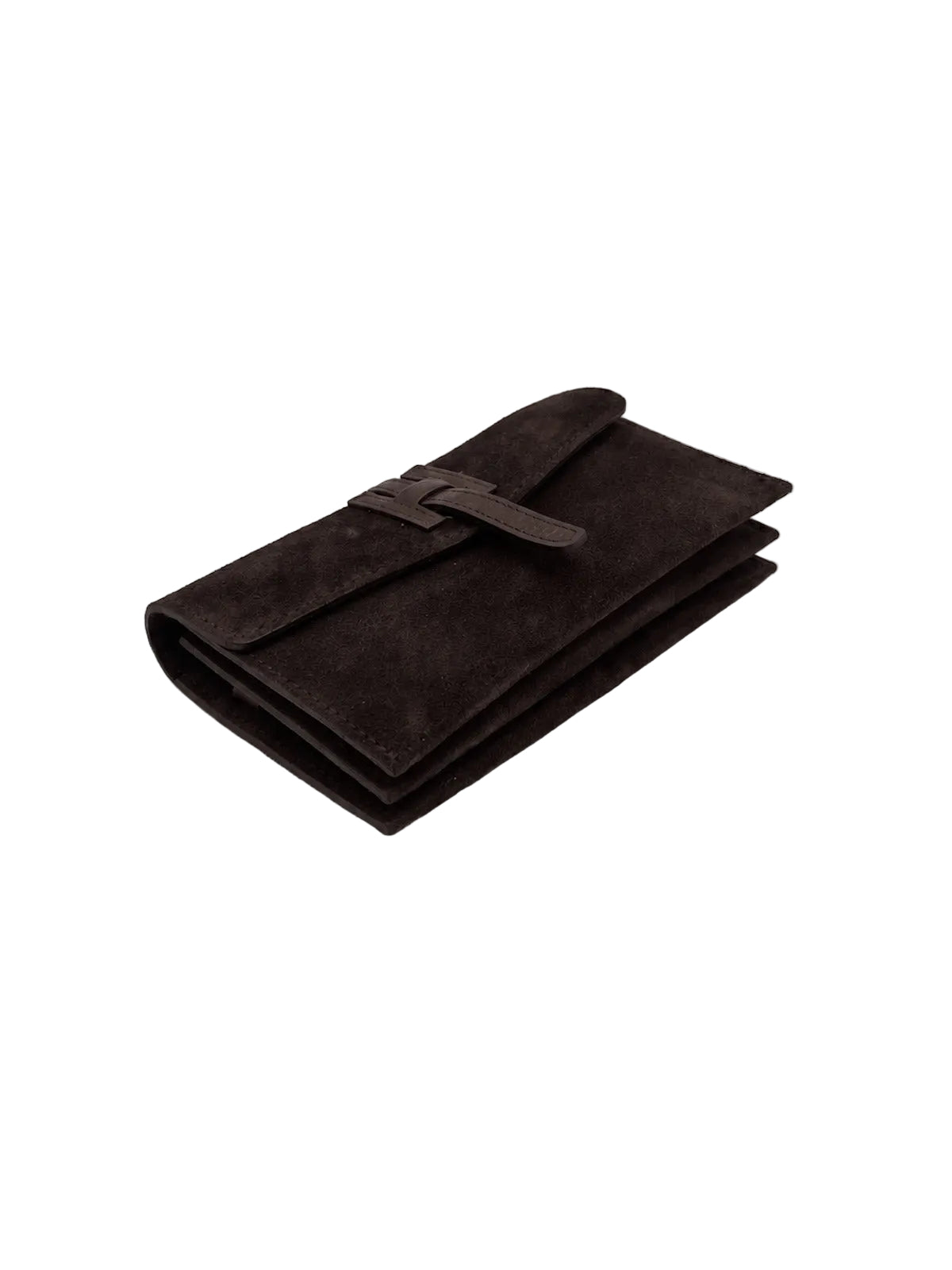Suede and Genuine Leather Mini Clutch Bag, Made in Italy, Art. 112795