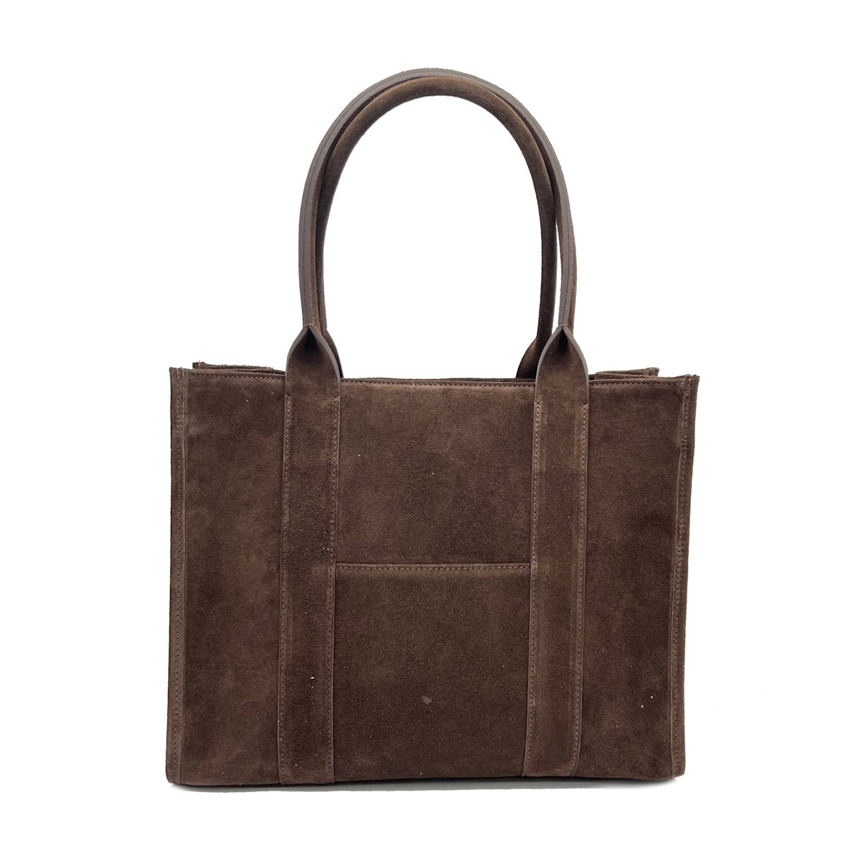 Suede leather tote bag, Made in Italy, art. 112578