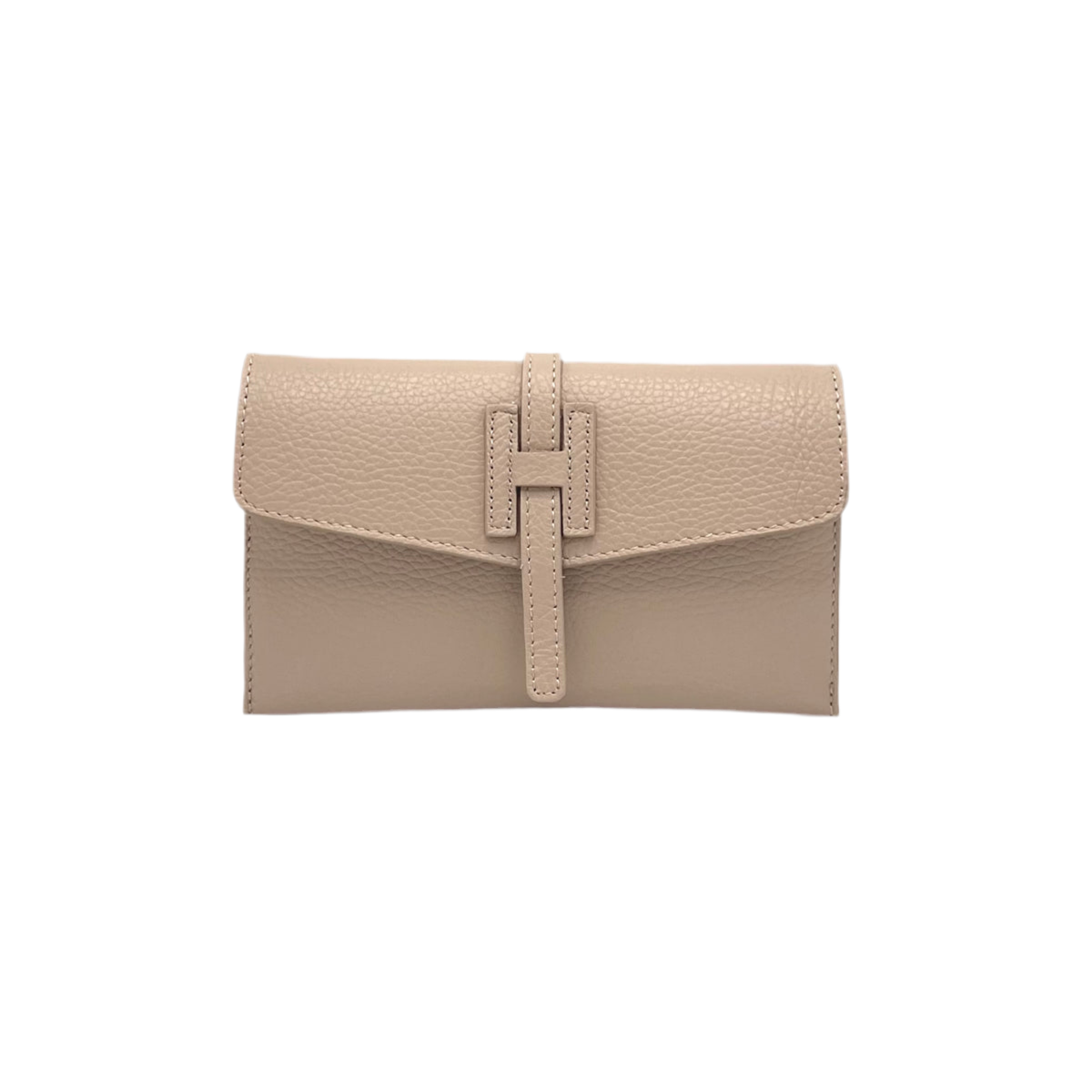 Genuine leather mini clutch bag, Made in Italy, art. 112592