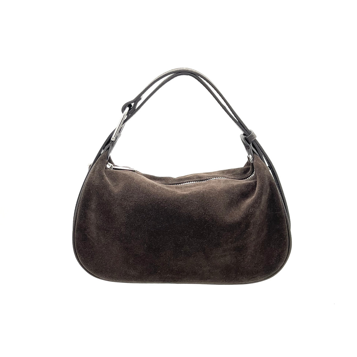 Suede leather shoulder bag, Made in Italy, art. 112649