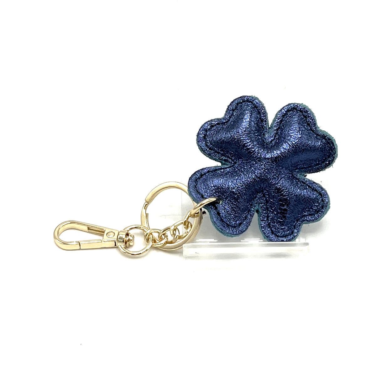 Genuine leather key chain, Lucky leaf, art. PO04LA