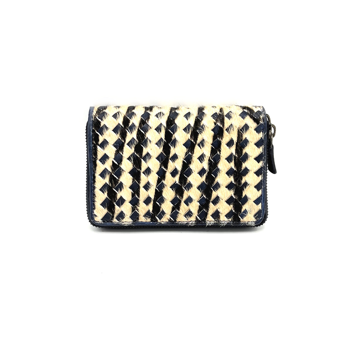 Wallet in washed leather, vintage effect, art. ZE1040